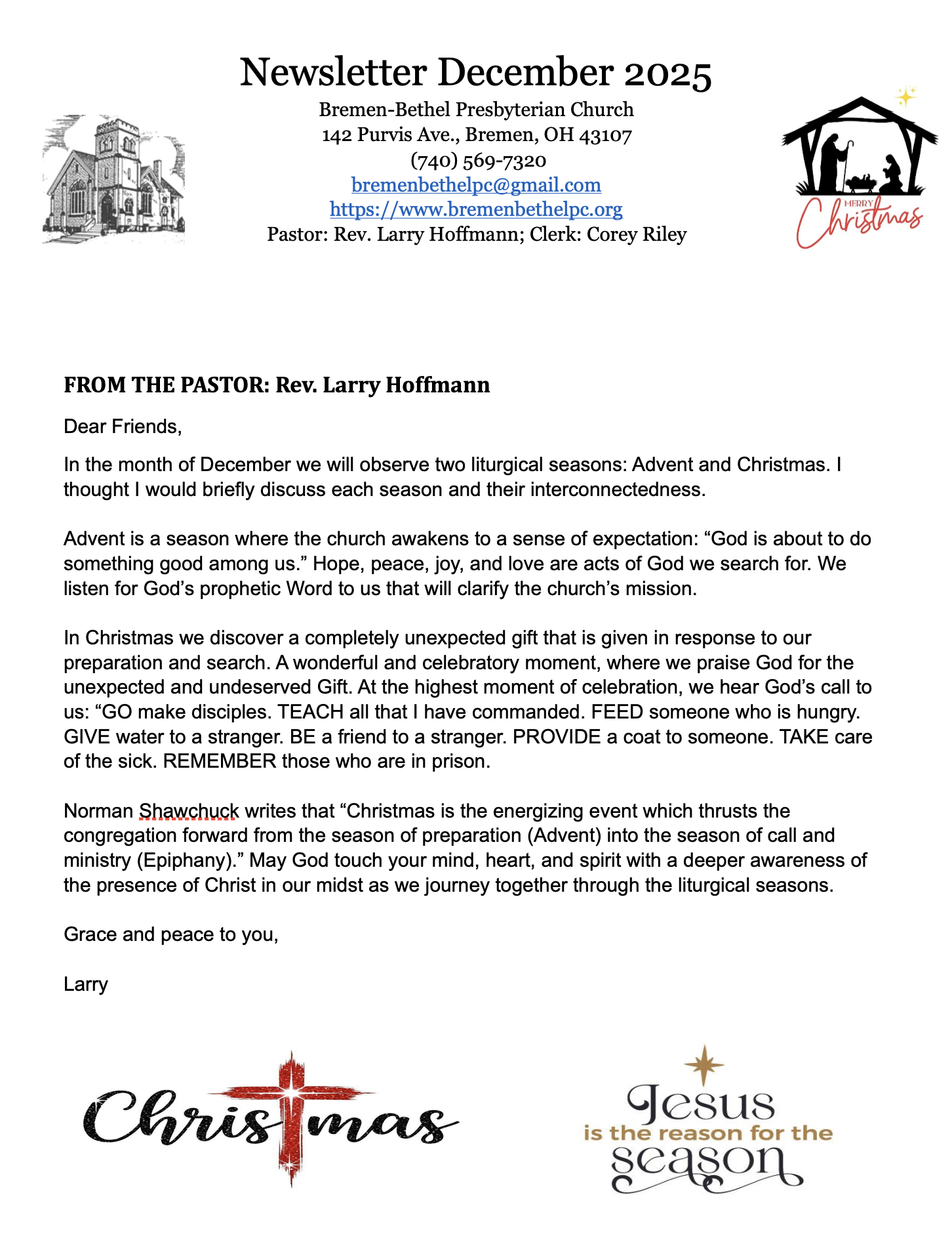 church news December 2025